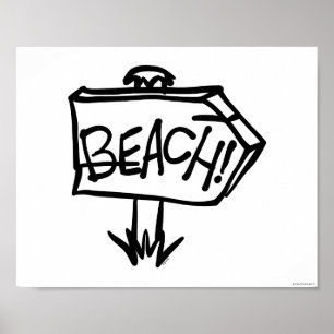 Beach Sign