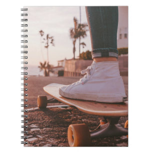 beach skating notebook