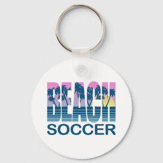 Beach Soccer Keychain