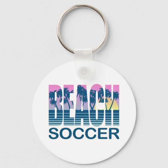 Beach Soccer Keychain (Front)