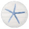 Beach Starfish Shell Modern Blue White Barn Wood