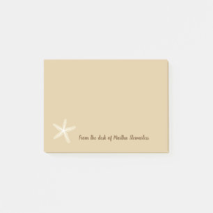 Beach Starfish Theme Post-it Notes