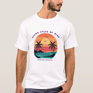 Beach State of Mind Vintage Summer Beach T-Shirt