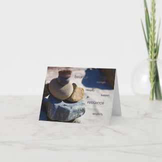 Beach Stones at Big Sur - Note Card