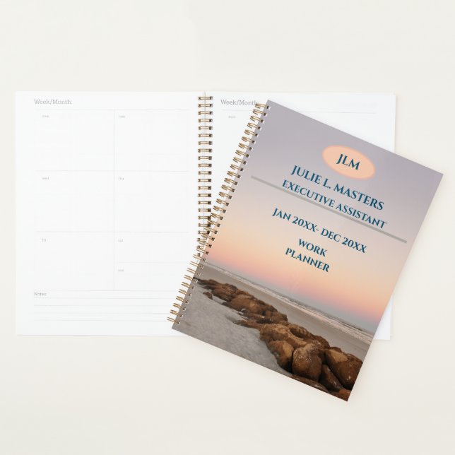 Beach Stones Travailler Entreprise Business Execut (Devant avec enveloppe)