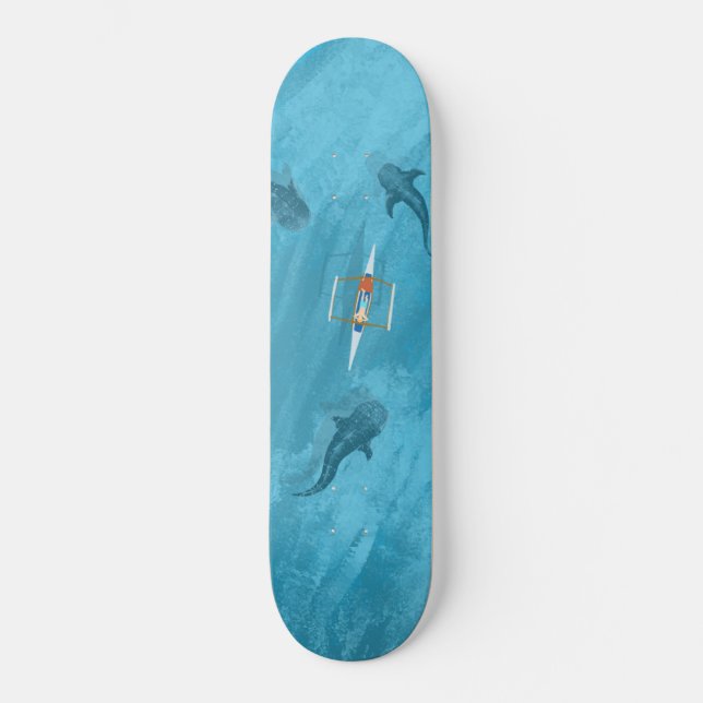 Beach style skateboard (Front)