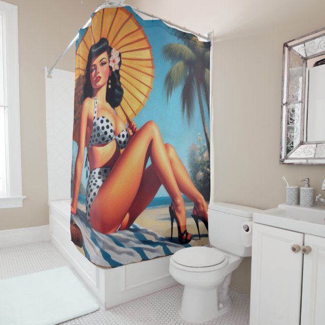 Beach Summer Classic Pin Up (In Situ)