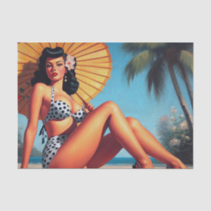 Beach Summer Classic Pin Up Tissue Paper