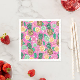 Beach Summer Pattern  Napkin