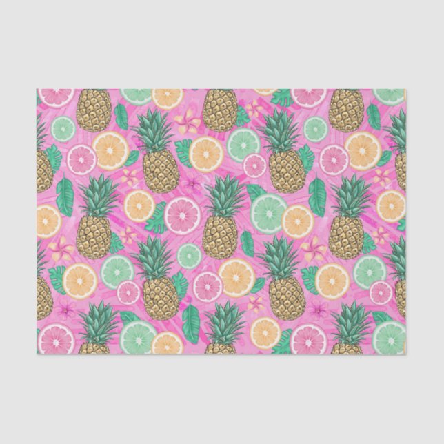 Beach Summer Pattern  Tissue Paper (Front)