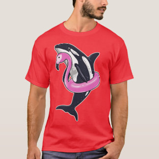 Beach Summer Pool Party Men Women Kids Funny Orca  T-Shirt
