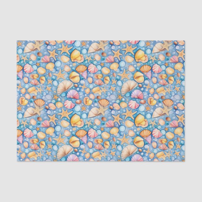Beach Summer Tissue Paper (Front)