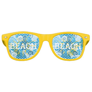 BEACH Sun Wave retro Shades / Fun Party Sunglasses