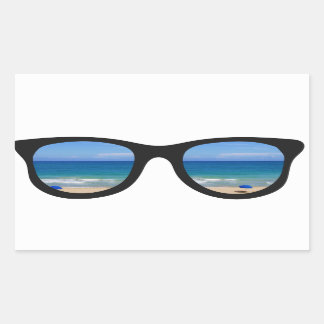 Beach Sunglasses Sticker
