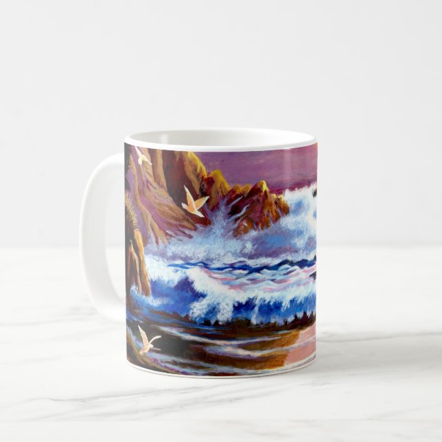 Beach Sunrise Coffee Mug (Front Left)