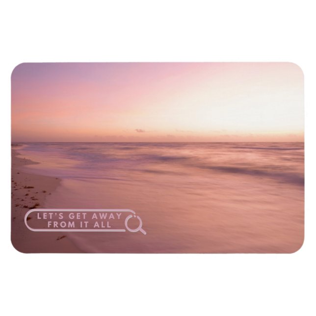 Beach Sunrise Magnet (Horizontal)