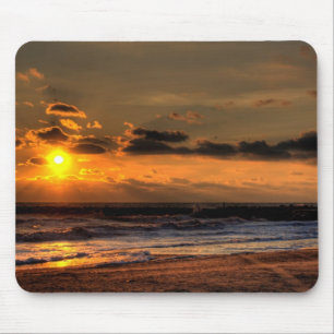 Beach Sunrise Mouse Pad