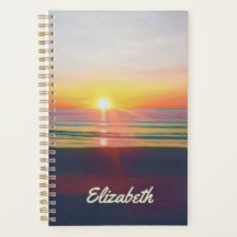 Beach Sunrise Personalized Planner