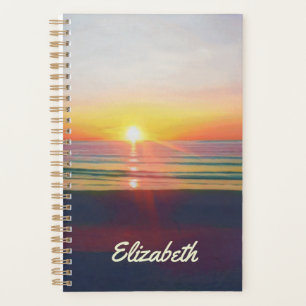 Beach Sunrise Personalized Planner