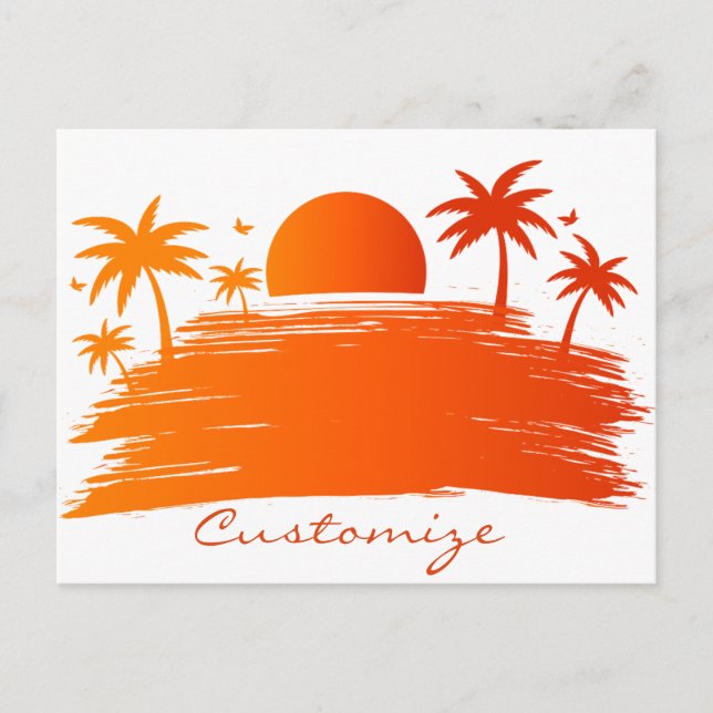 Beach Sunrise Sunset Thunder_Cove Postcard (Front)