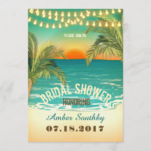 Beach Sunset Bridal Shower
