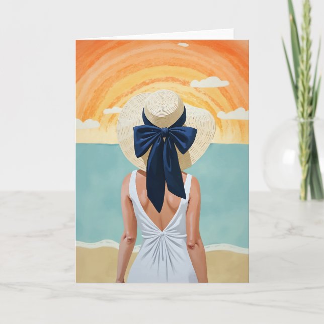 Beach Sunset Card (Front)