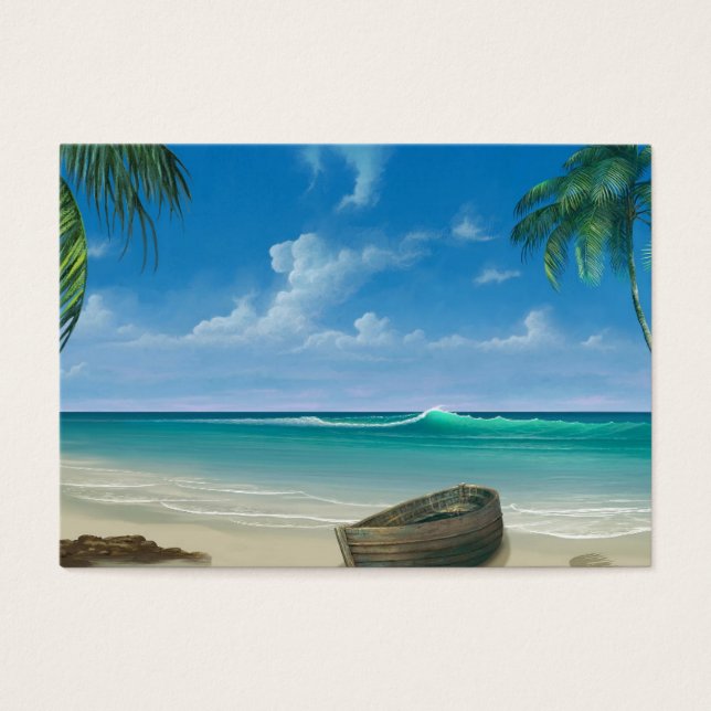 Beach Sunset Custom Personalize DIY Project Home (Front)