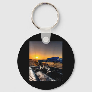 Beach Sunset Drive Keychain