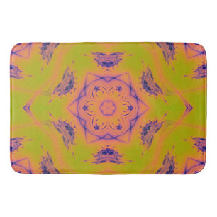Beach Sunset Gradient Contrast Mandela Bath Mat