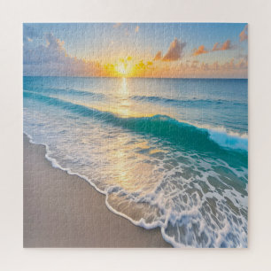 Beach Sunset Jigsaw Puzzle