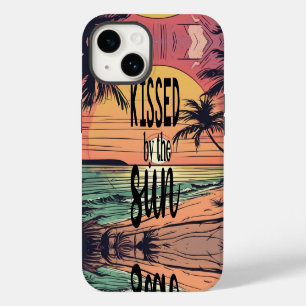 Beach Sunset, Kissed by the Sun iPhone 14 Case