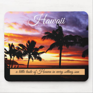 Beach sunset mouse pad