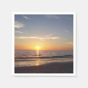 Beach Sunset Napkin