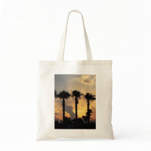 Beach Sunset Palm Tree –Tropical Holiday Shopping