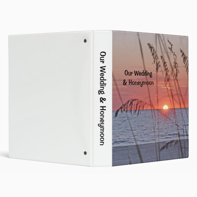 Beach Sunset Photo Binder (Background)