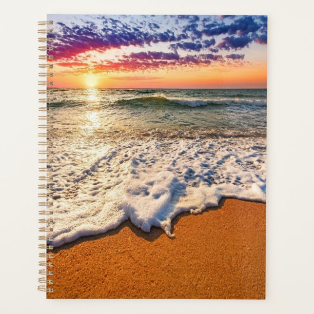 Beach Sunset Planner (Front)