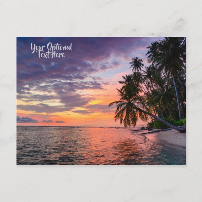 Beach Sunset postcard (Front)