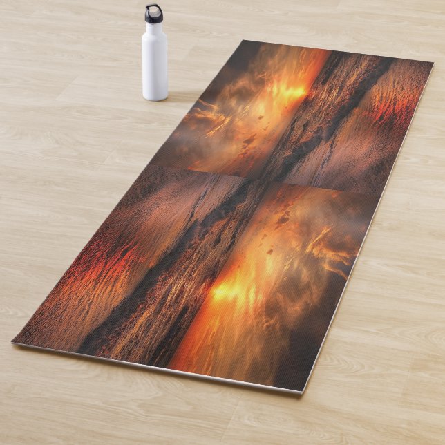  Beach Sunset Yoga Mat (In Situ)