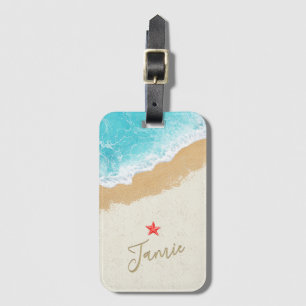 Beach Surf Luggage Tag