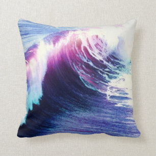 Beach Surf Throw Pillow