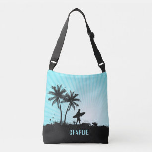 Beach Surfer custom name bags