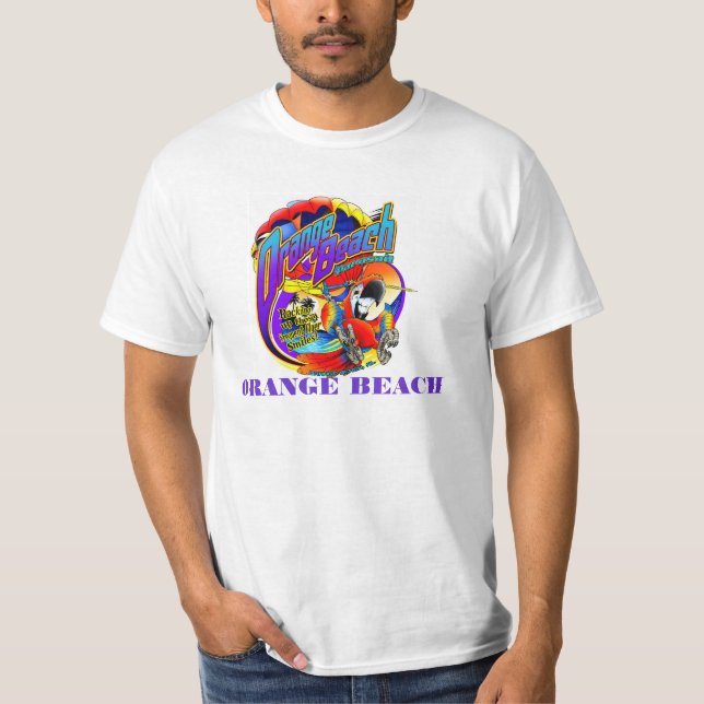 BEACH T-SHIRTS - ORANGE BEACH AL (Front)