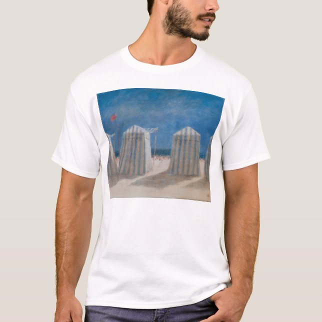 Beach Tents Brittany 2012 T-Shirt (Front)