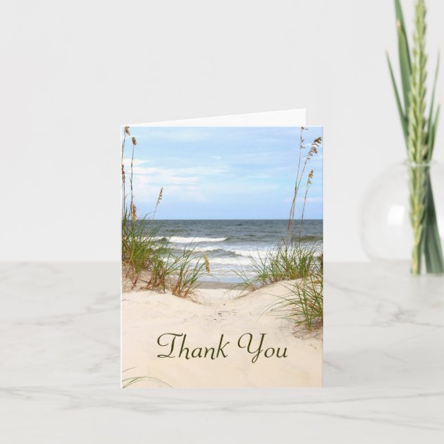 Beach Thank You Card (Front)