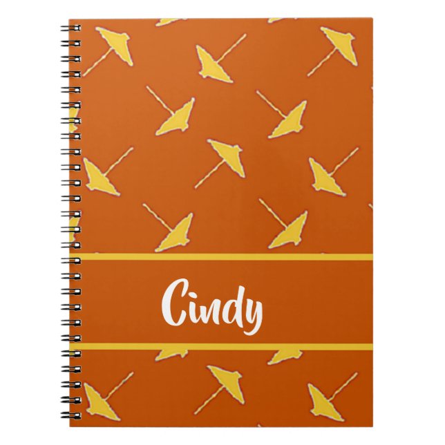 Beach thatch palapa notebook (Front)