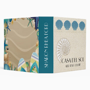 Beach Theme Binder - See Back