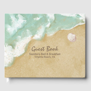 Beach Theme Business Guest Book