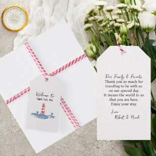 Beach Theme - Cape Code Custom Gift Tags