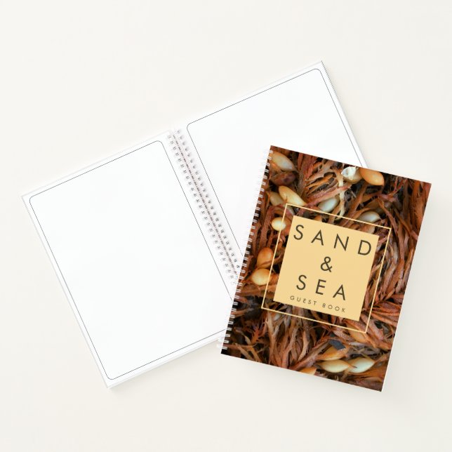 Beach Theme Guest House Guest Book (Inside)