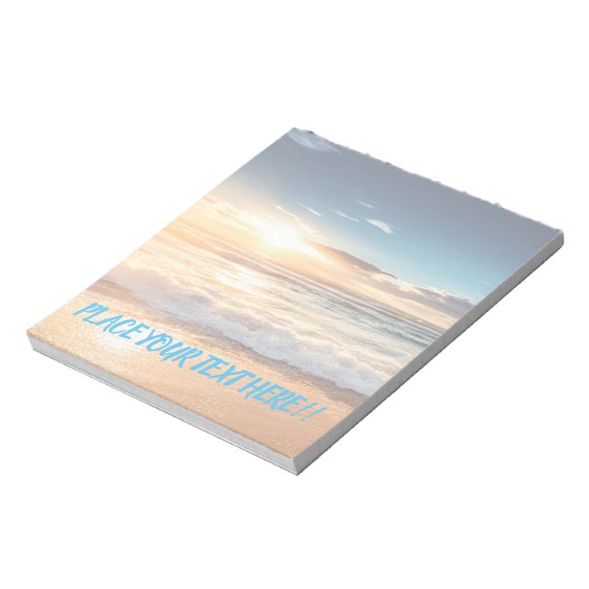 Beach theme note pad (Rotated)